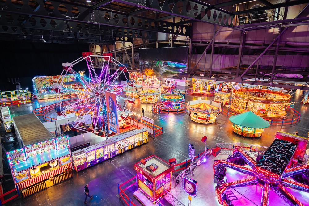 Europes Largest Indoor Fun Fair 22 DEC 2023 14 JAN 2024 IrnBru